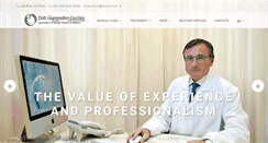 Desktop Screenshot of drcecchini.it